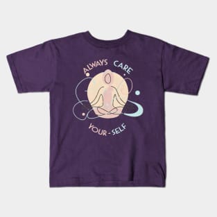 Meditation Self-care: Nurture Your Mind, Body, and Soul Kids T-Shirt